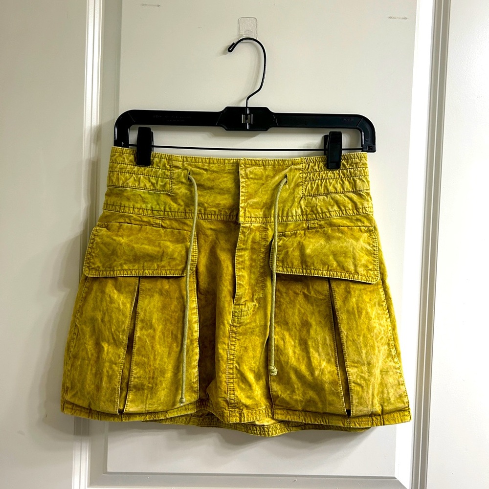 NWOT Free People Cargo Mini Skirt
